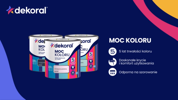 Farba lateksowa Dekoral MOC KOLORU