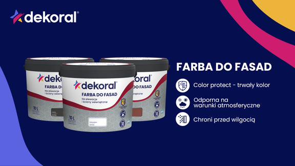 Dekoral farba do fasad benefity