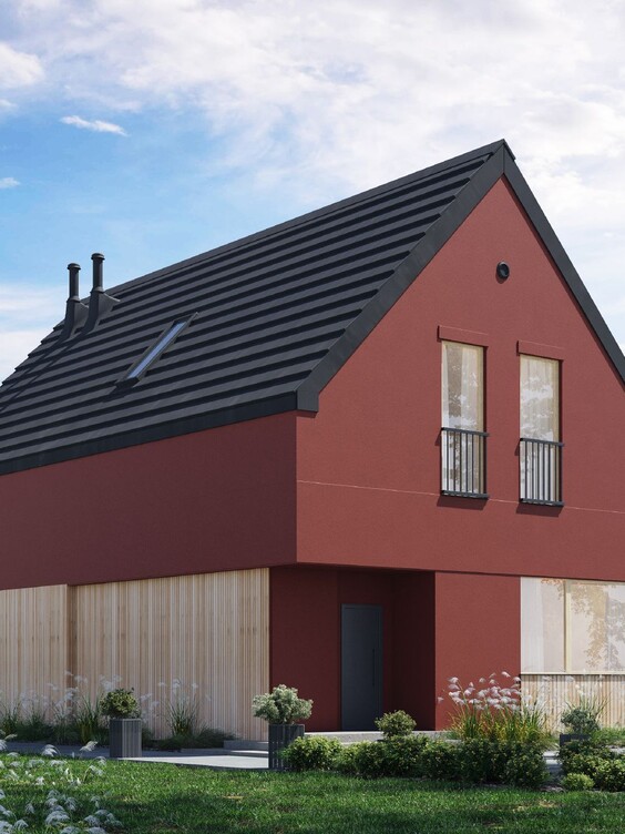 Dekoral Farba do Fasad Wiśniowy